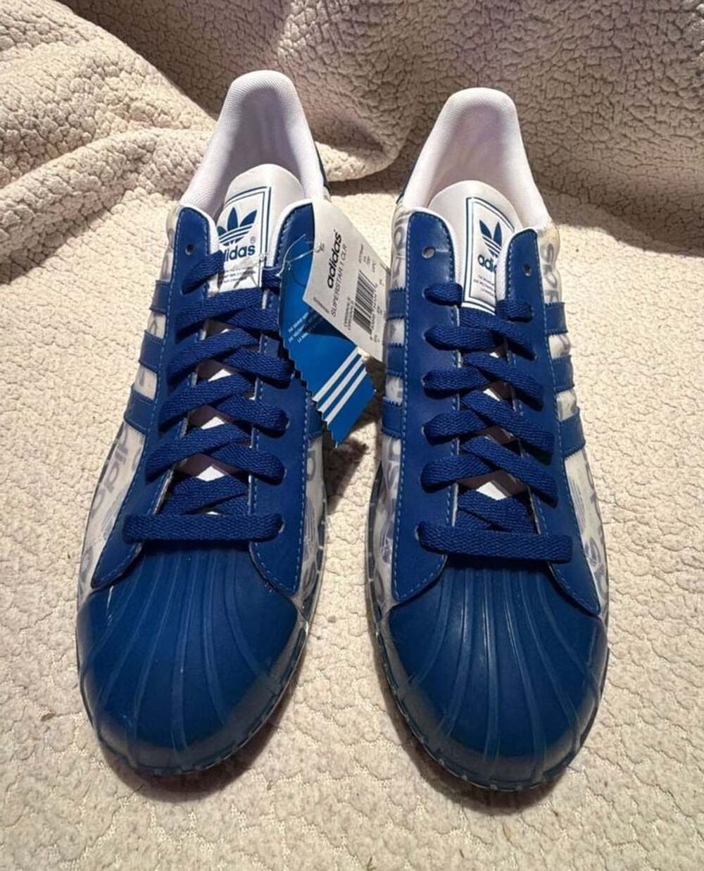 Adidas Superstar I CLR Blue White Sneakers
Size 10